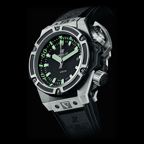 hublot diver 4000m carbon|Hublot dive watch.